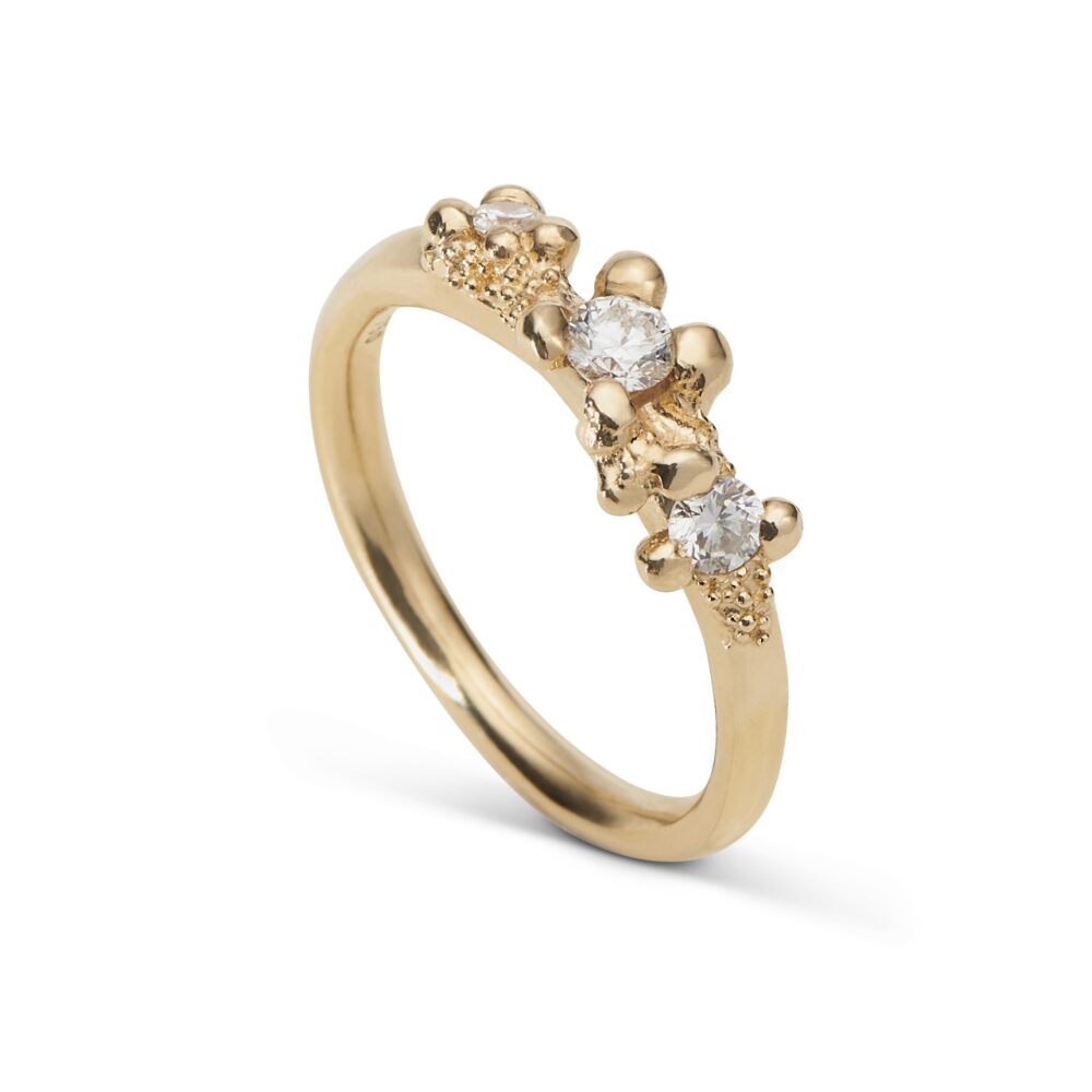 Twinkle Diamond 3 Stone Ring