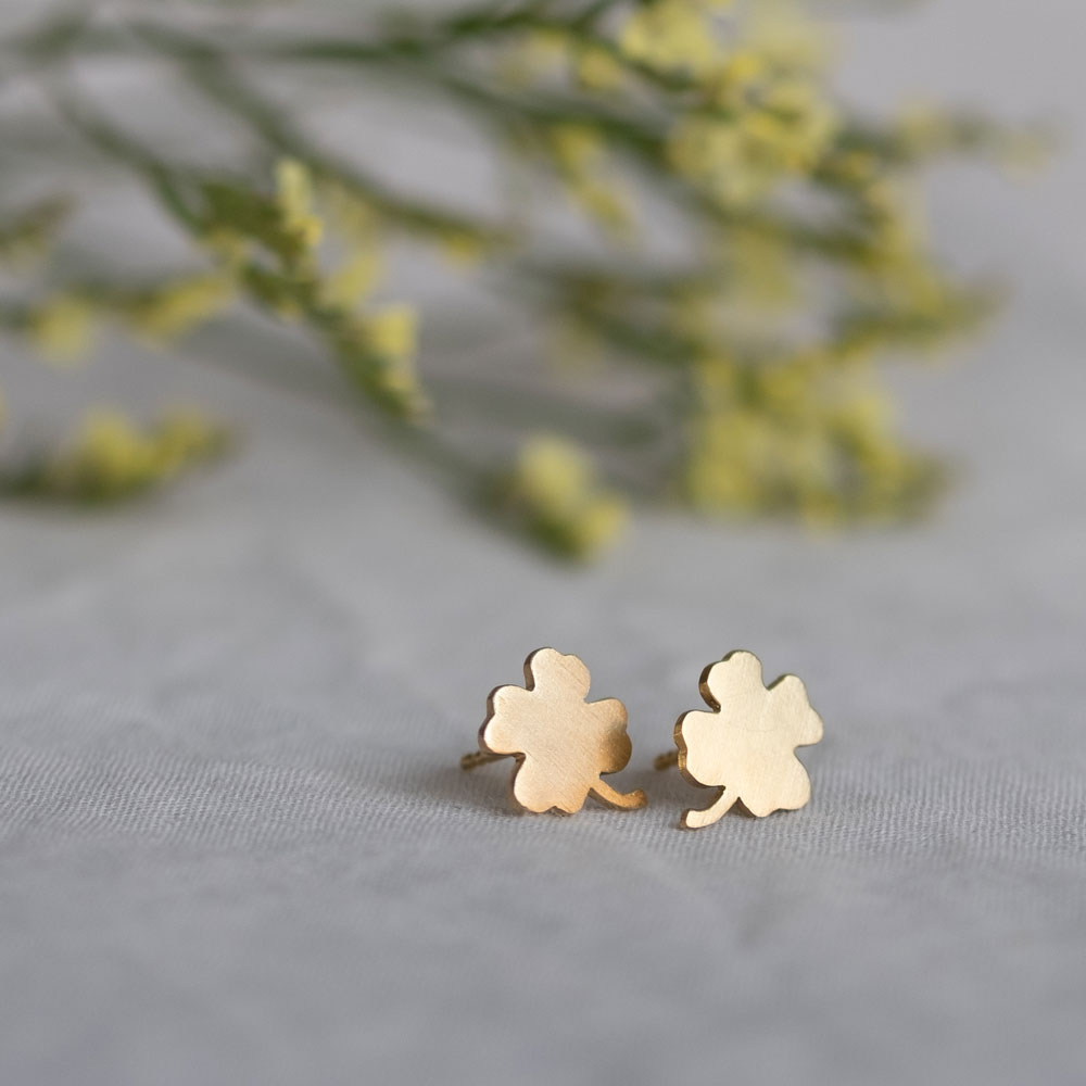Four Leaf Clover Gold Plated