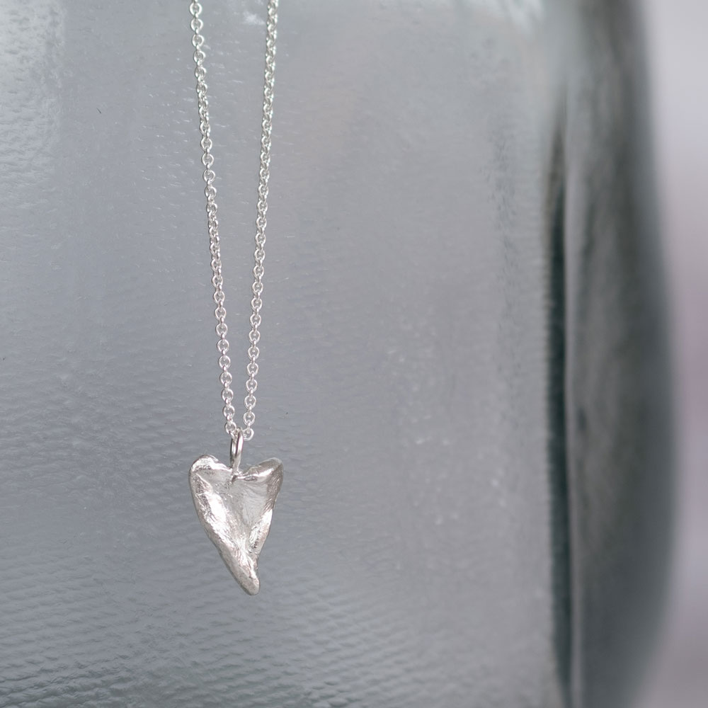 Heart Medium Necklace Silver