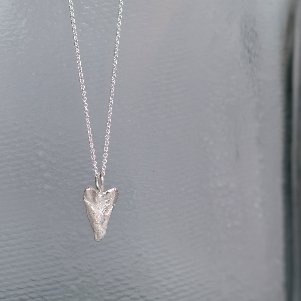 Heart Small Necklace Silver