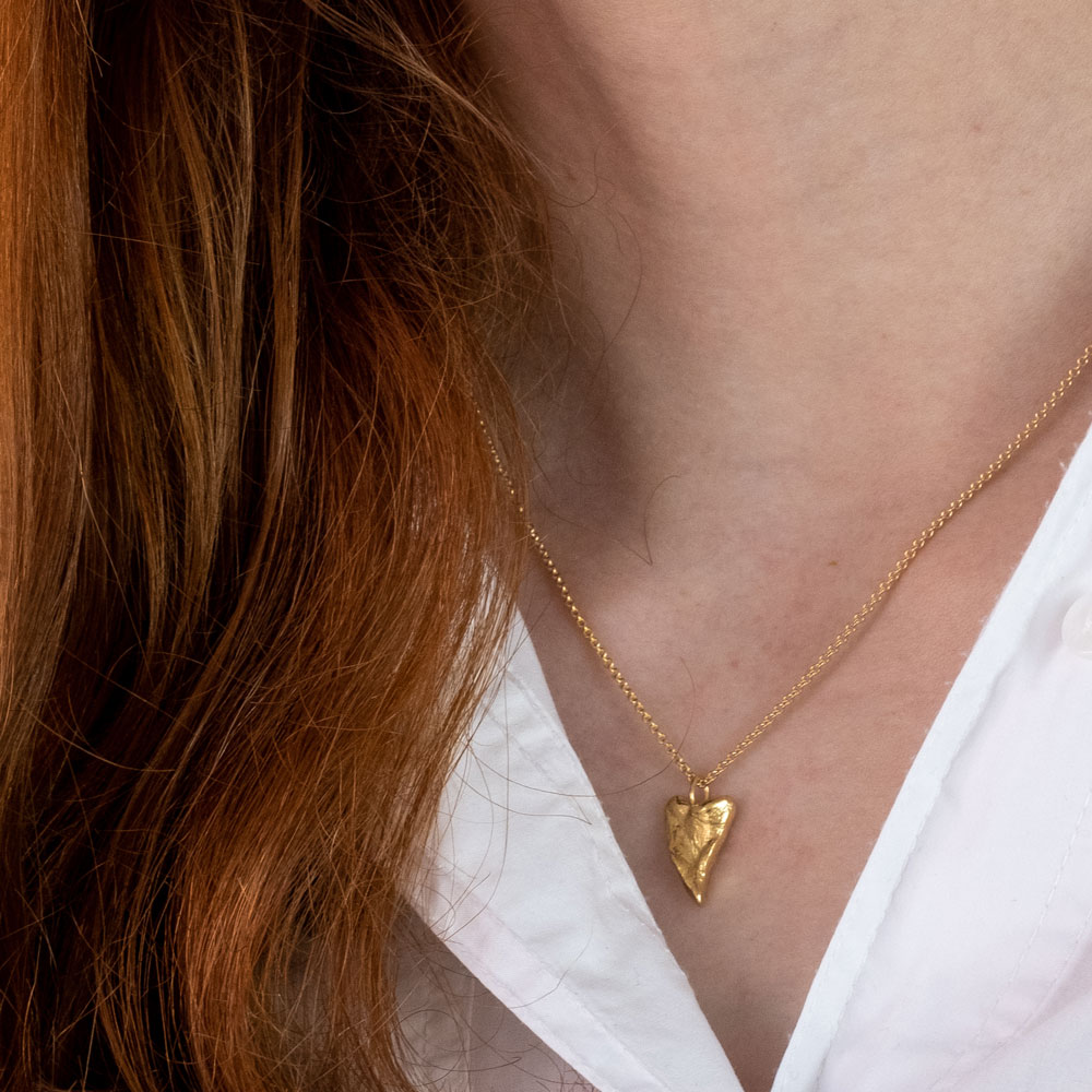 Heart Medium Necklace 14kt Gold