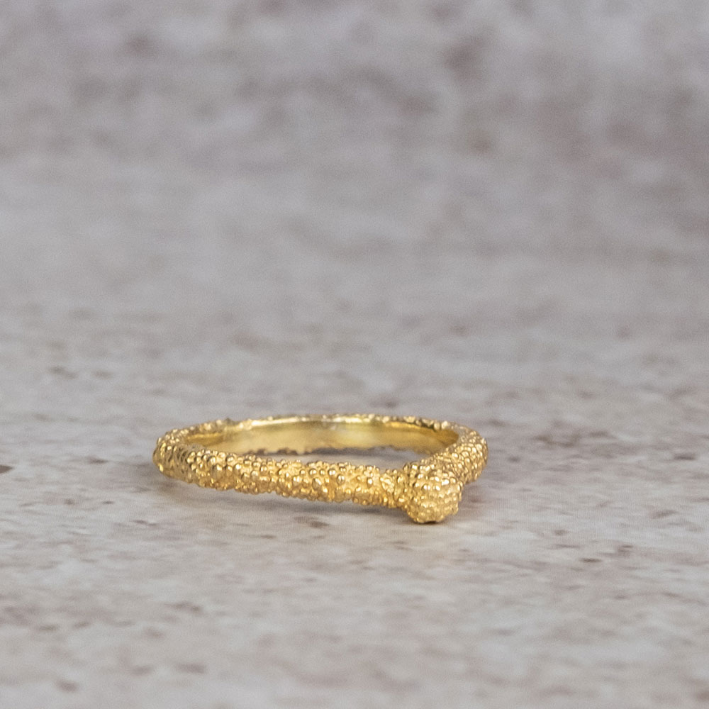 Sparkling Princess Ring 14kt Gold