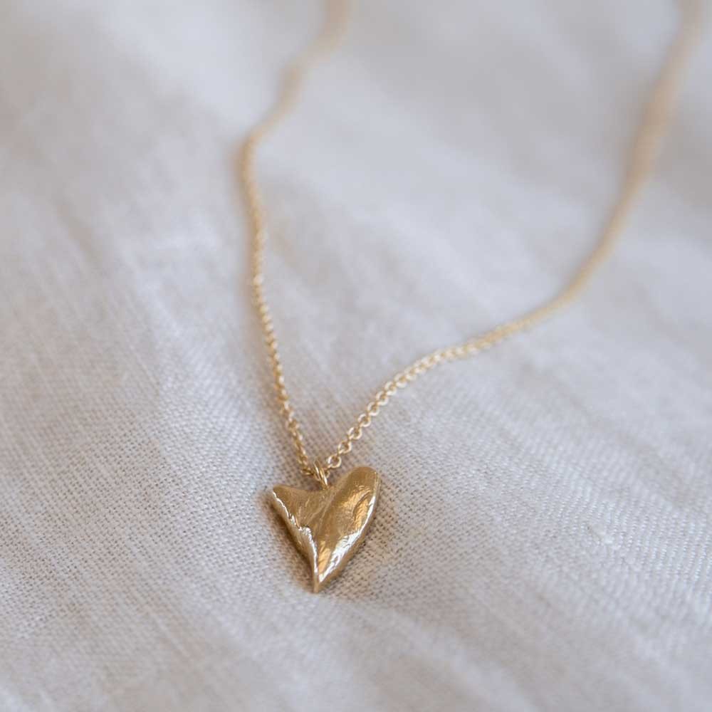 Heart Medium Necklace Gold Plated