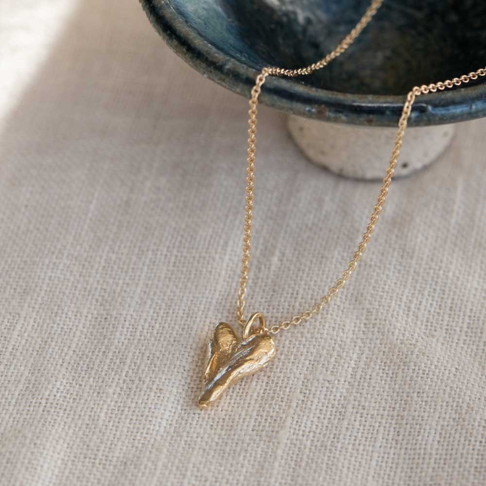 Heart Small Necklace Gold Plated