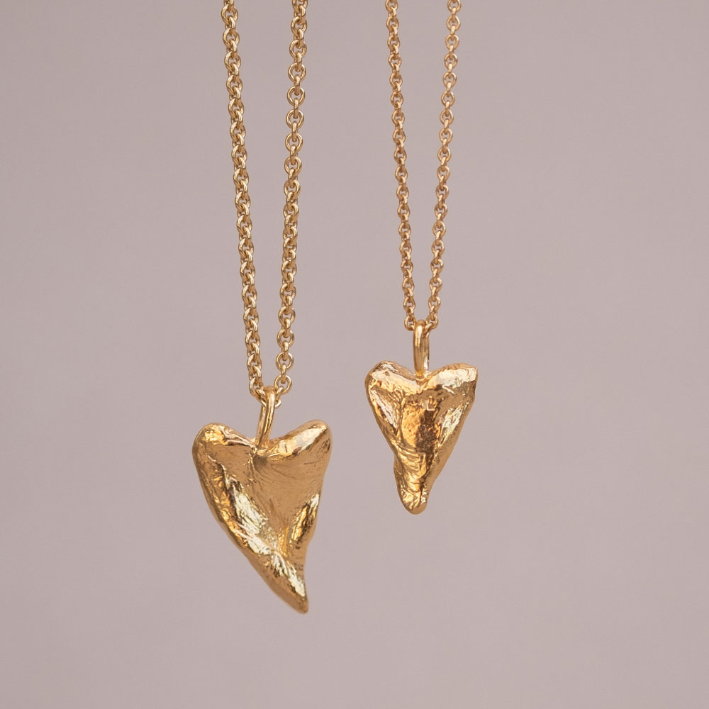 Heart Medium Necklace 14kt Gold
