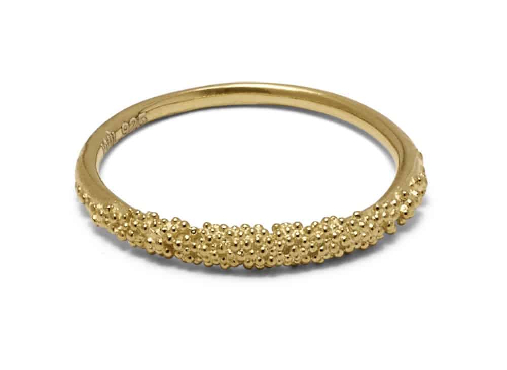 Sparkling Ring Gold Plated