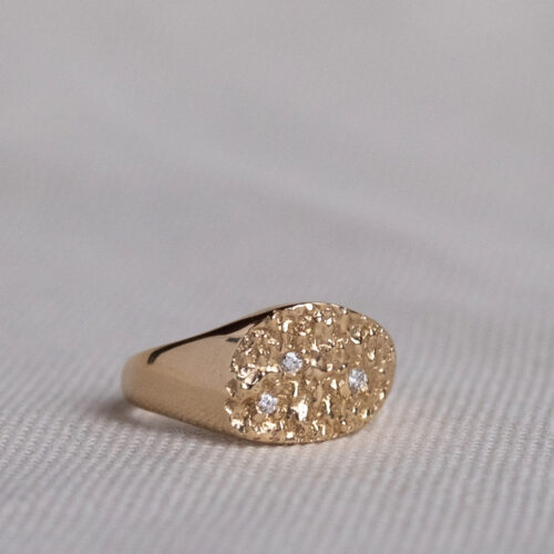Continent Diamond Ring 14kt Gold