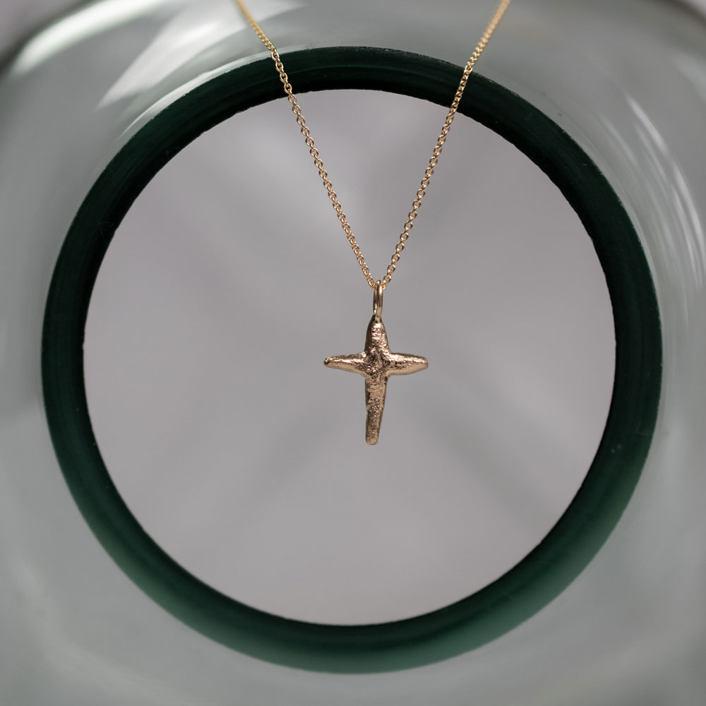 Cross Necklace Gold Plated