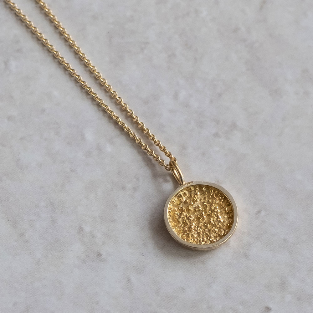 Sparkling Nest Necklace Gold Plated